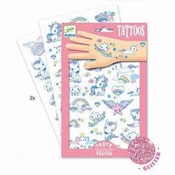 DJECO-Unicorns Tattoos-DJ09575-Legacy Toys
