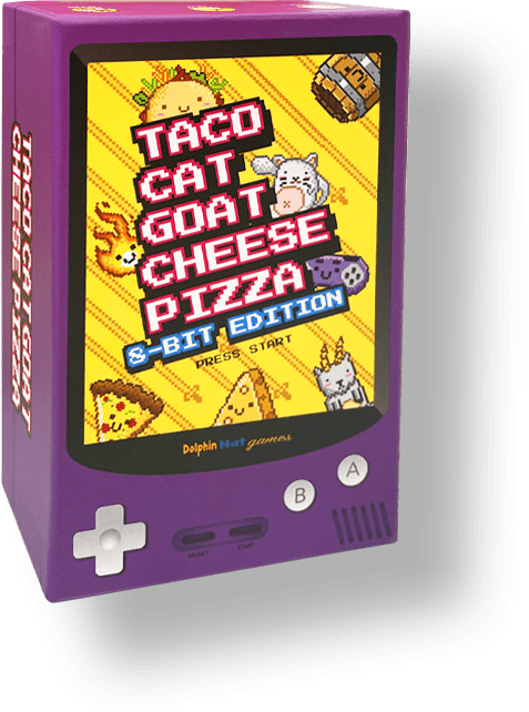 Dolphin Hat Games-Taco Cat Goat Cheese Pizza 8-Bit Edition-0922-Legacy Toys