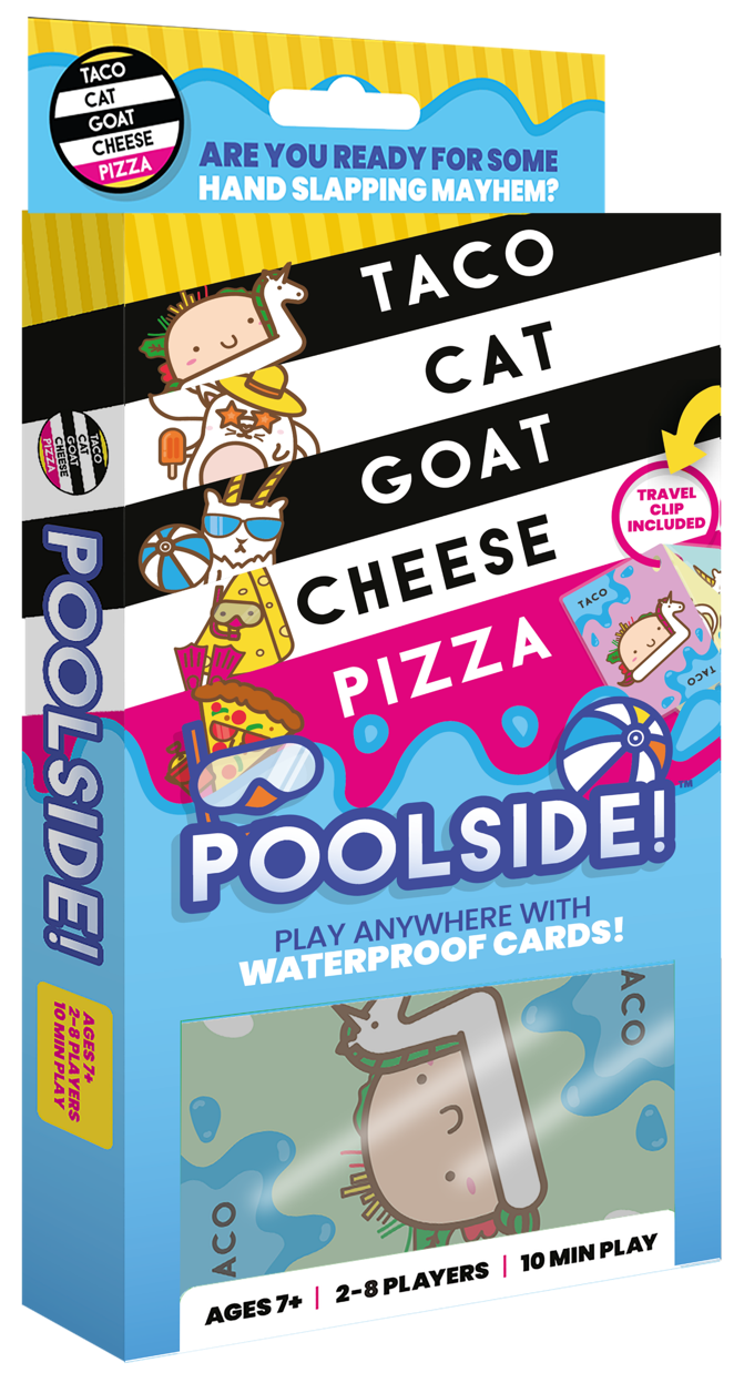 Dolphin Hat Games-Taco Cat Goat Cheese Pizza - Poolside!-00658-Legacy Toys