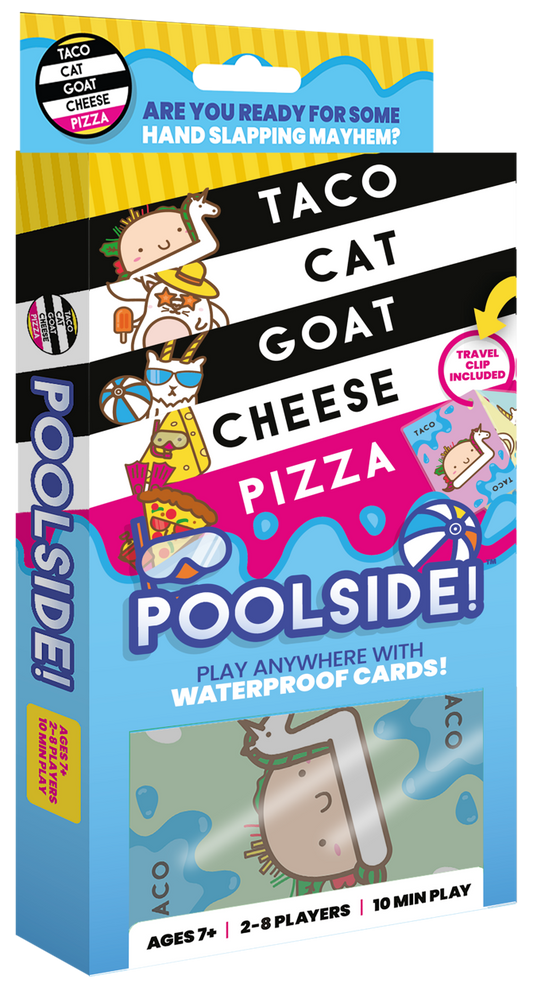 Dolphin Hat Games-Taco Cat Goat Cheese Pizza - Poolside!-00658-Legacy Toys