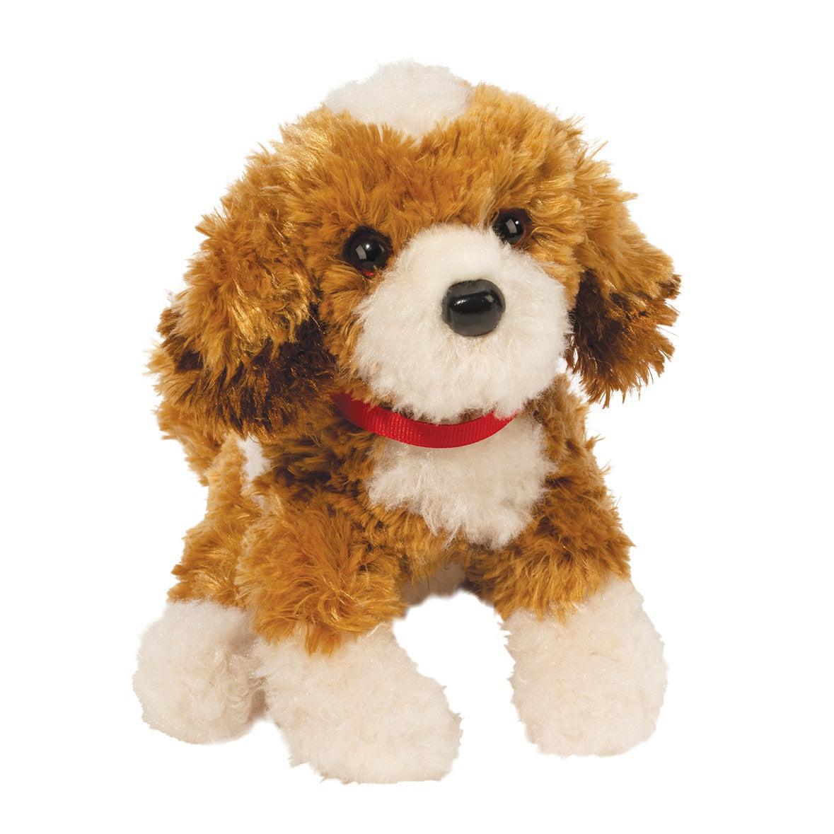 Douglas Toys-Buttercup Doodle Mix Pup w/red Collar SM-15255-Legacy Toys