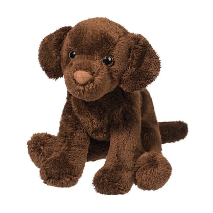 Douglas Toys-Mini Pups - Finn Chocolate Lab-1554-Legacy Toys