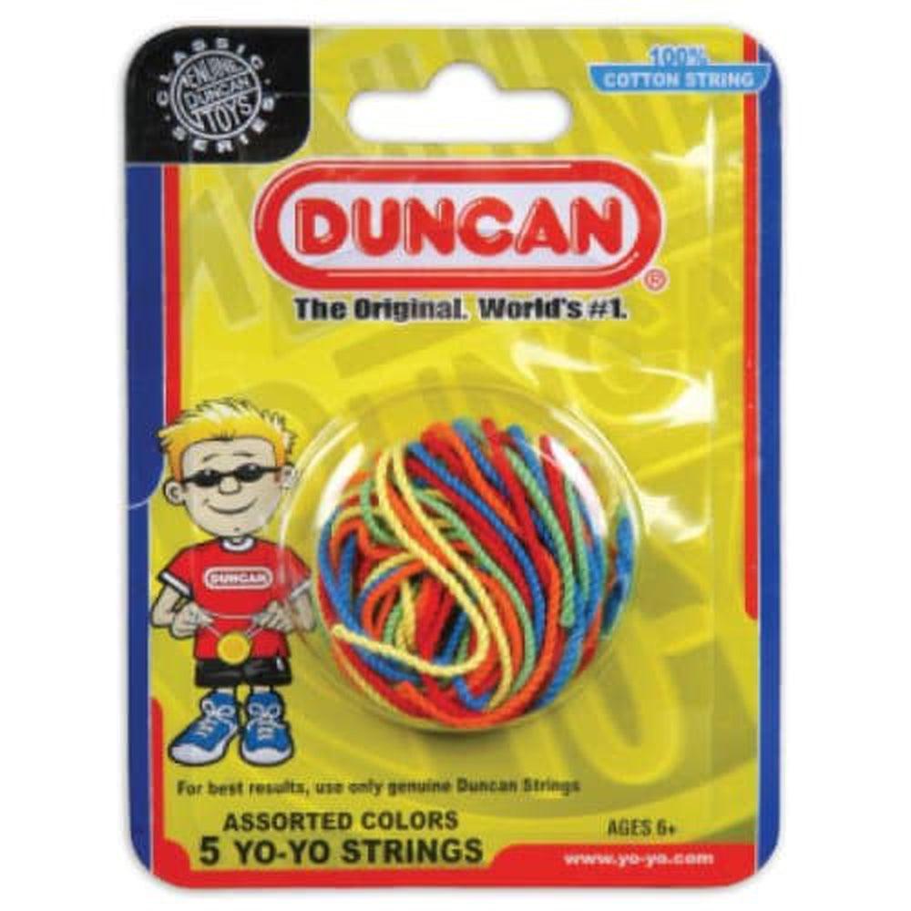 Duncan Toys-5 Pack Color Yo-Yo String-3276MC-Legacy Toys