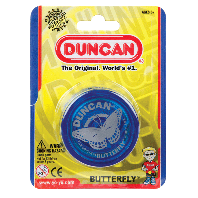 Duncan Toys-Butterfly Yo-Yo Assorted Colors-3124BU-Legacy Toys