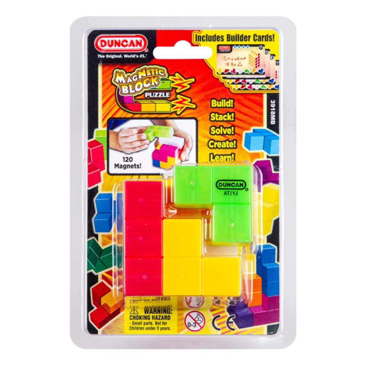 Duncan Toys-Magnetic Block Puzzle-3918MB-Legacy Toys