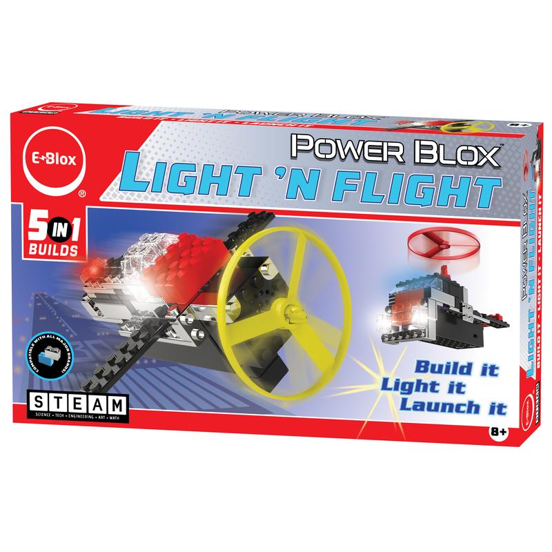 E-Blox-Power Blox Light 'N Flight 5-in-1 Set-PB-0262-Legacy Toys