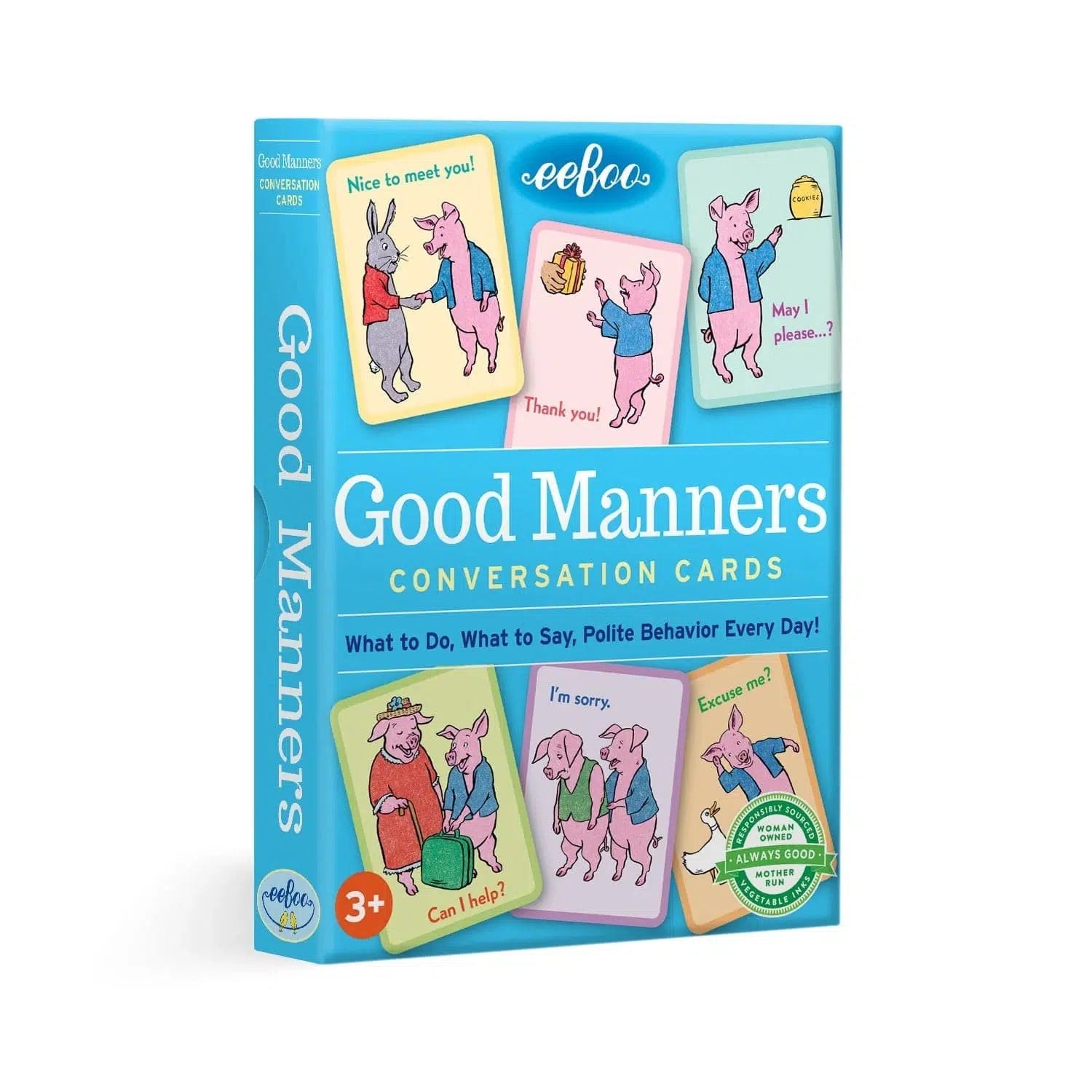 eeBoo-Good Manners - Conversation Cards-13174-Legacy Toys