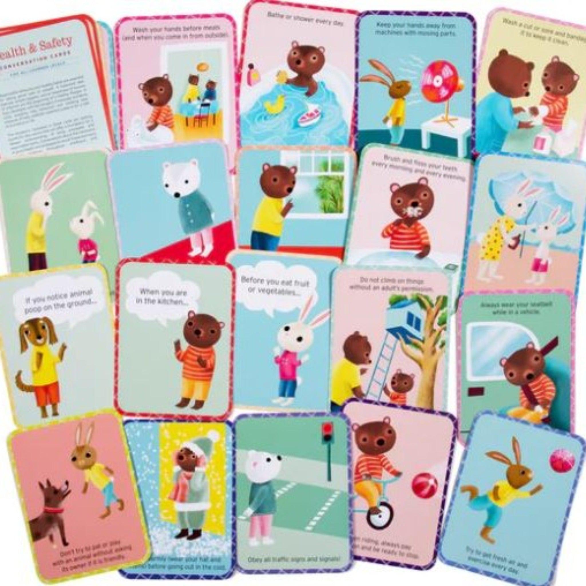 eeBoo-Health and Safety - Conversation Cards-51270-Legacy Toys
