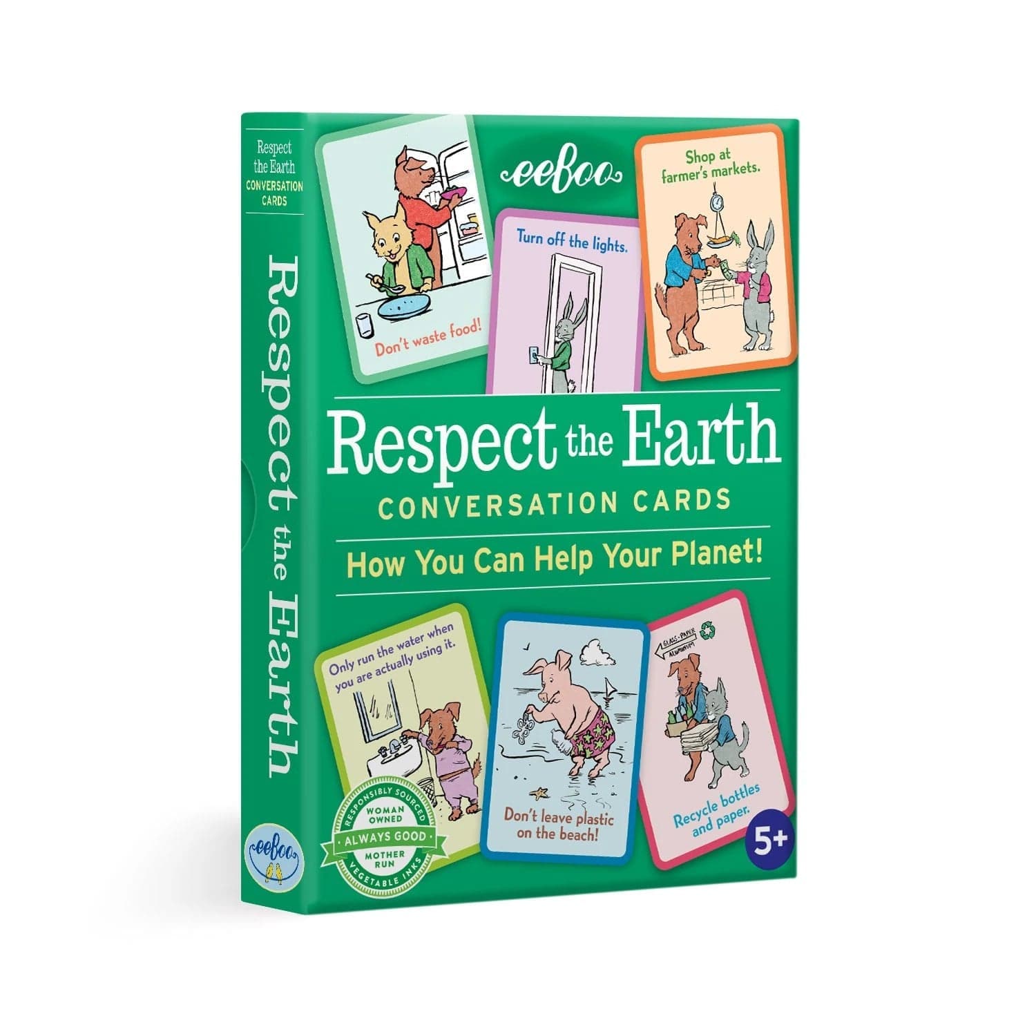 eeBoo-Respect The Earth - Conversation Cards-39003-Legacy Toys