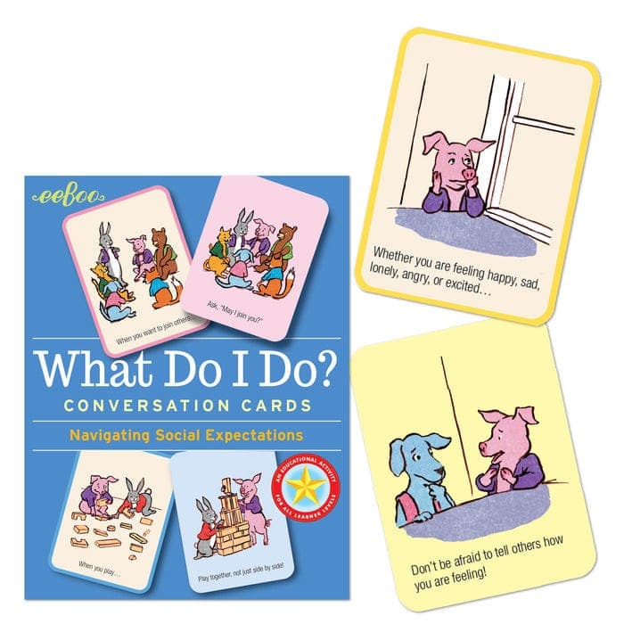 eeBoo-What Do I Do - Hardbox Flashcards-FLWDD-Legacy Toys