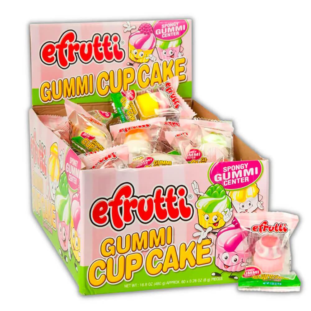 Efrutti-Efrutti Gummi Cupcake-103258-Box of 60-Legacy Toys