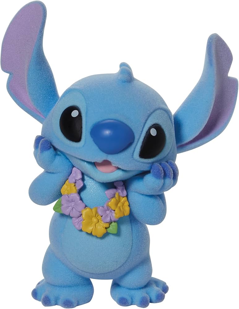 Enesco-Flocked Stitch Figure-6013840-Legacy Toys