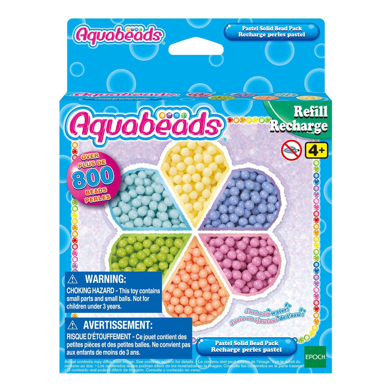 Epoch Everlasting Play-Aquabeads - Pastel Solid Bead Pack-AB31505-Legacy Toys