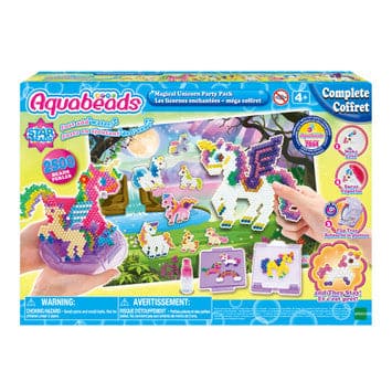 Epoch Everlasting Play-Aquabeads - Unicorn Party Pack-AB31742-Legacy Toys