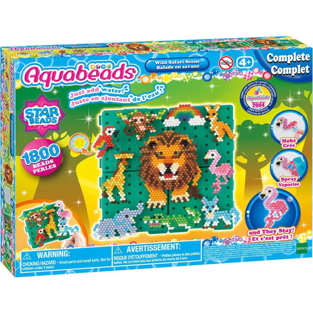 Epoch Everlasting Play-Aquabeads - Wild Safari Scene-AB31968-Legacy Toys