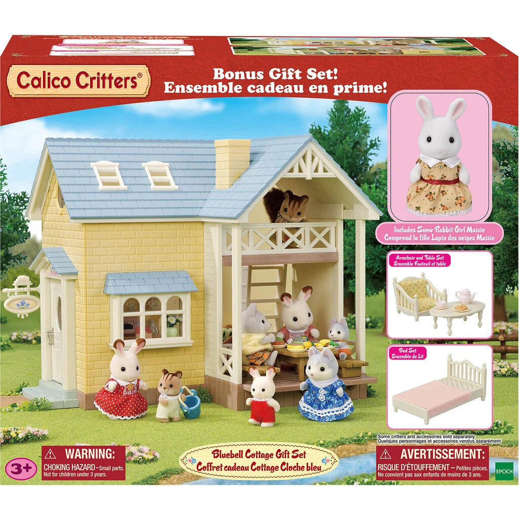 Epoch Everlasting Play-Calico Critter Bluebell Cottage Gift Set-CC2032-Legacy Toys