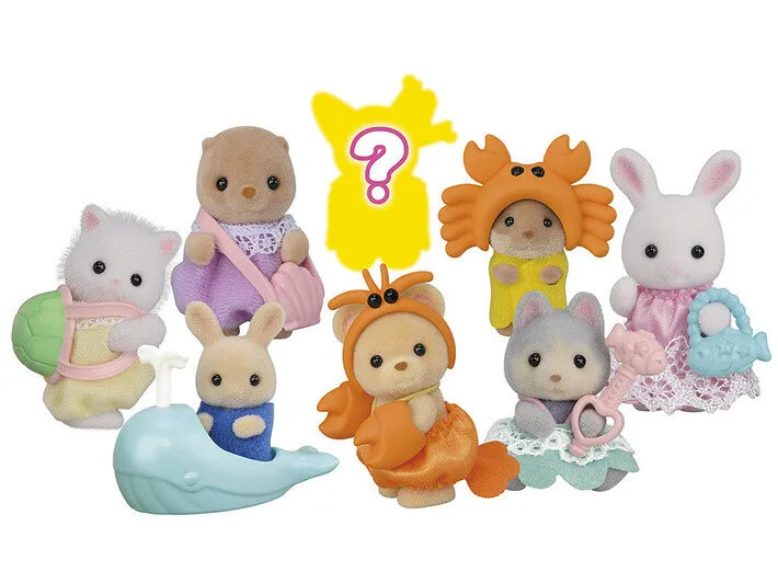 Epoch Everlasting Play-Calico Critters Baby Collectibles - Baby Sea Friends-CC2082-Legacy Toys