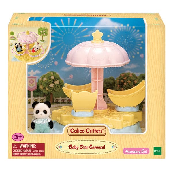 Epoch Everlasting Play-Calico Critters Baby Star Carousel-CC1916-Legacy Toys