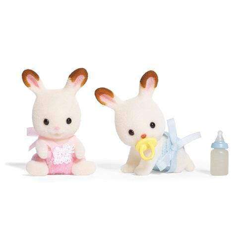 Calico Critters Chocolate Rabbit Twins - Main Image