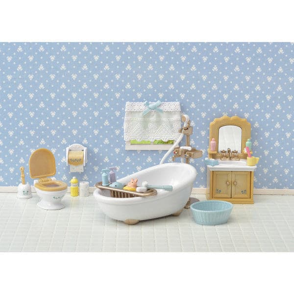 Epoch Everlasting Play-Calico Critters Country Bathroom Set-CC1748-Legacy Toys