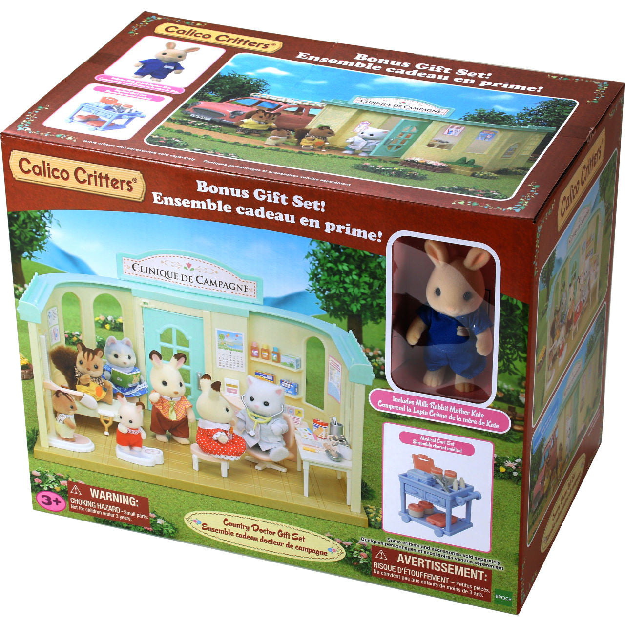 Epoch Everlasting Play-Calico Critters Country Doctor Gift Set-CC2086-Legacy Toys