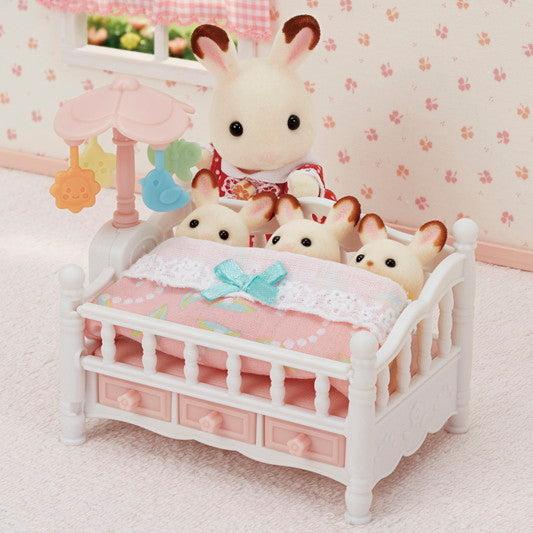 Epoch Everlasting Play-Calico Critters Crib With Mobile-CC1913-Legacy Toys