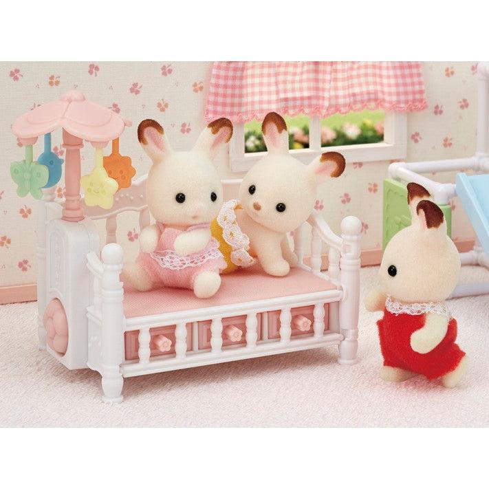 Epoch Everlasting Play-Calico Critters Crib With Mobile-CC1913-Legacy Toys