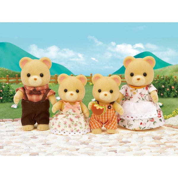 Epoch Everlasting Play-Calico Critters Cuddle Bear Family-CC1509-Legacy Toys