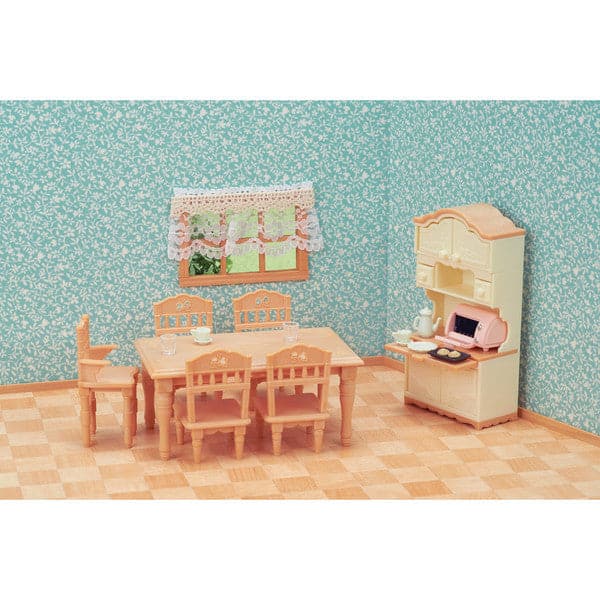 Epoch Everlasting Play-Calico Critters Dining Room Set-CC1809-Legacy Toys