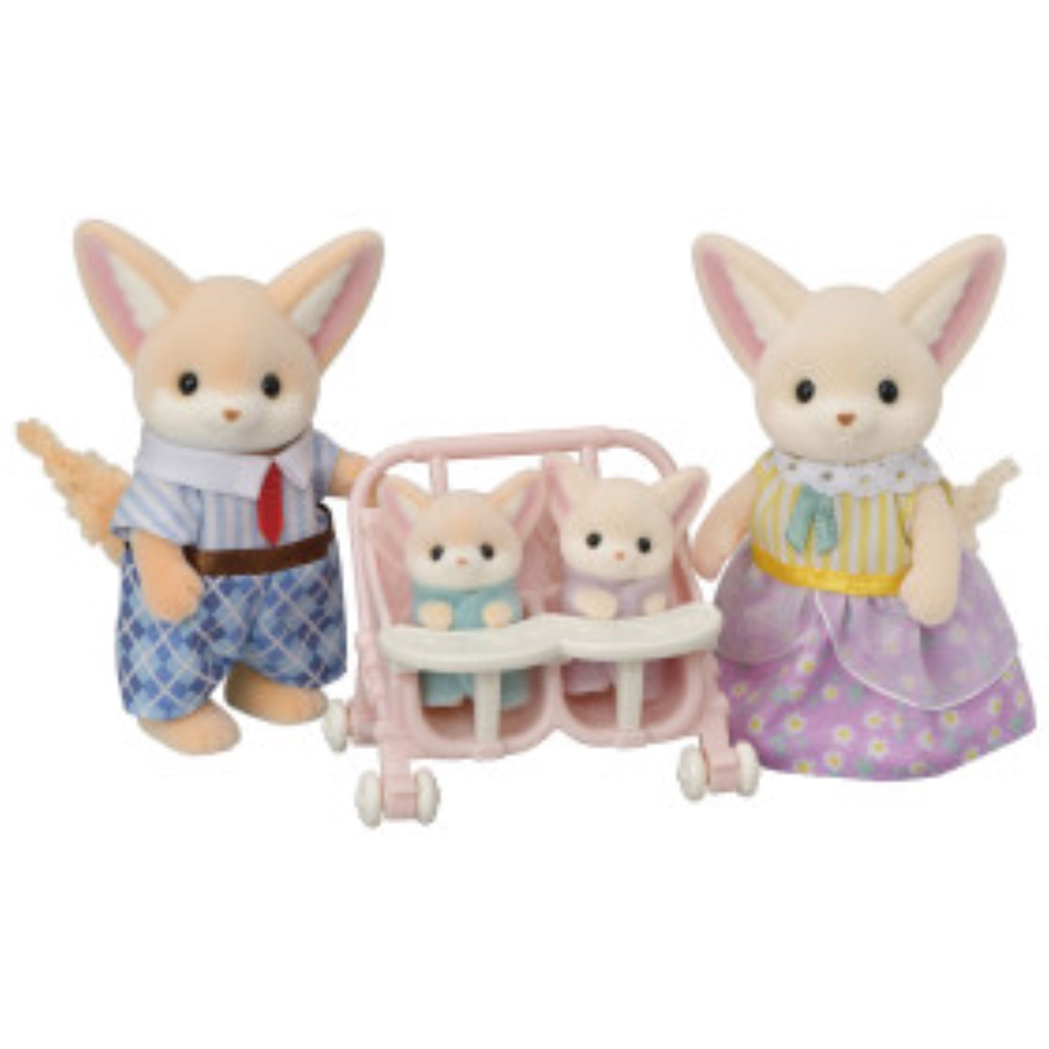 Epoch Everlasting Play-Calico Critters Fennec Fox Family-CC2069-Legacy Toys