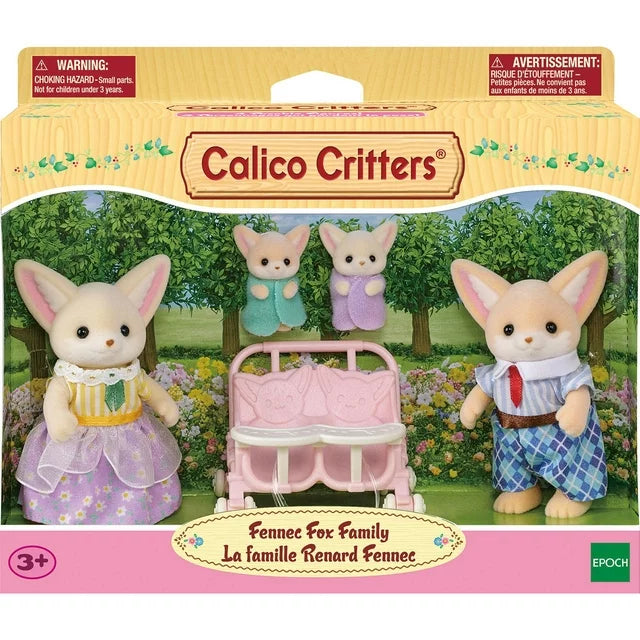Epoch Everlasting Play-Calico Critters Fennec Fox Family-CC2069-Legacy Toys