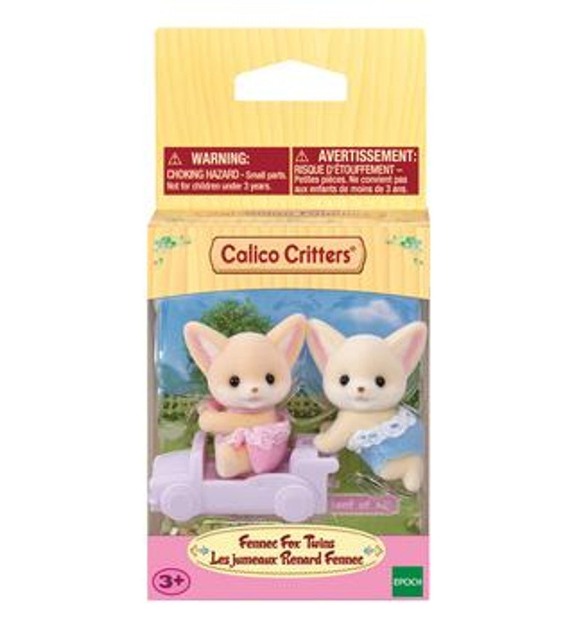 Epoch Everlasting Play-Calico Critters Fennec Fox Twins-CC2070-Legacy Toys