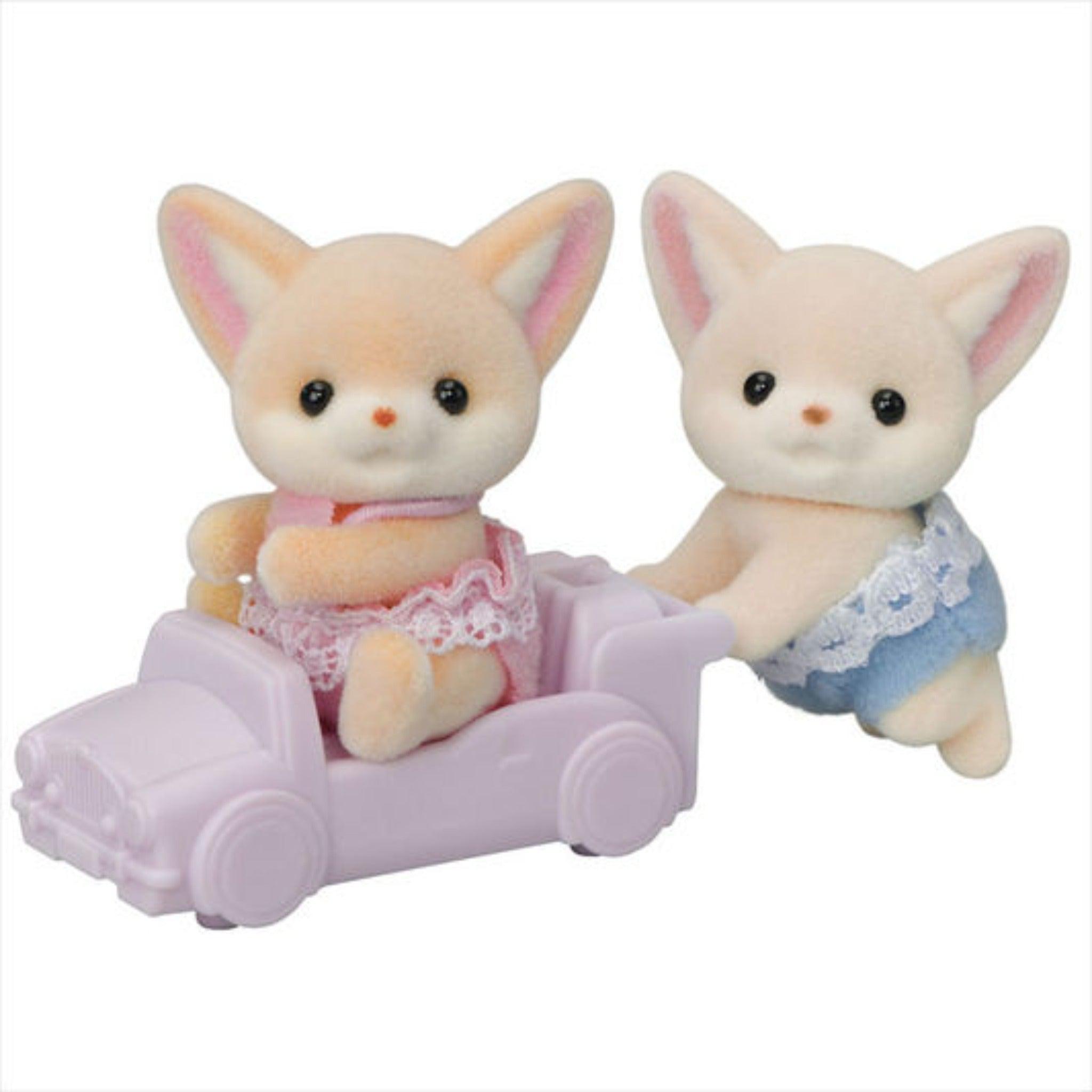 Epoch Everlasting Play-Calico Critters Fennec Fox Twins-CC2070-Legacy Toys