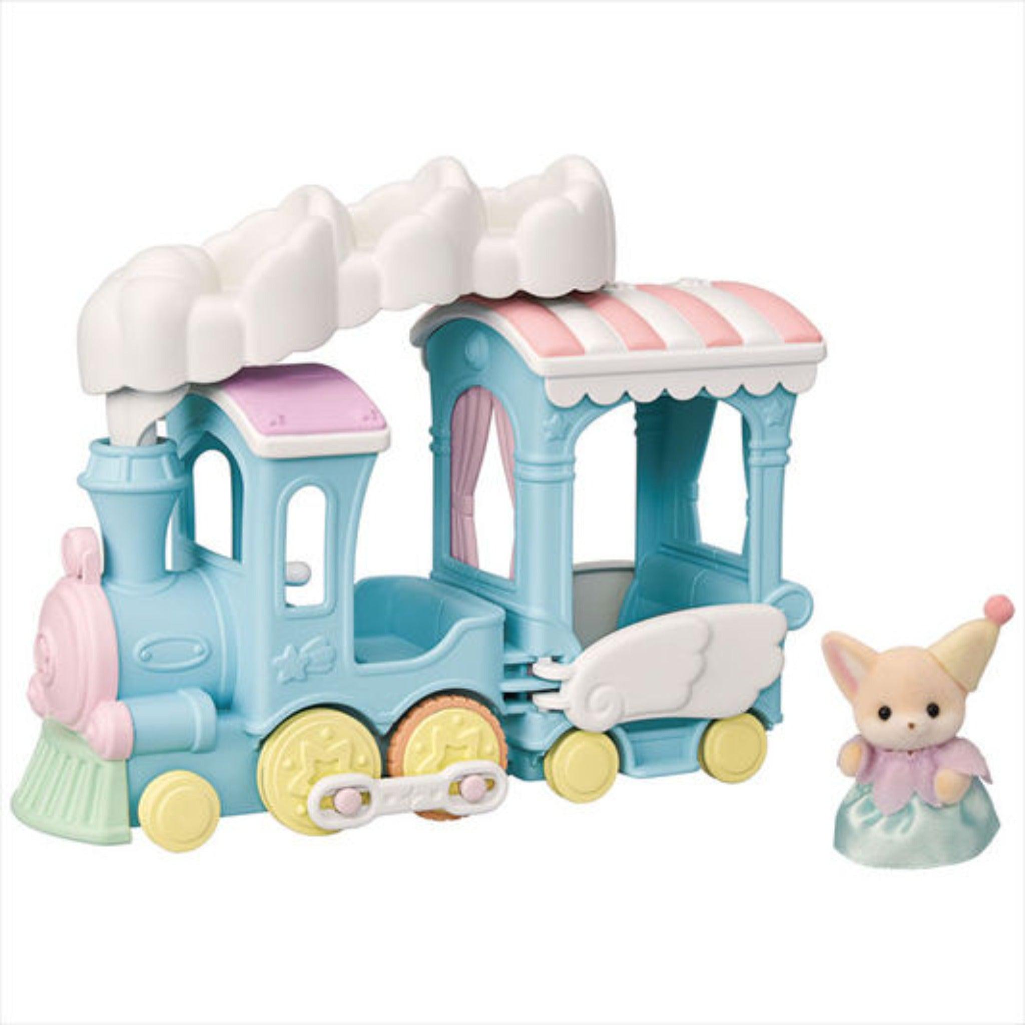 Epoch Everlasting Play-Calico Critters Floating Cloud Rainbow Train-CC2074-Legacy Toys