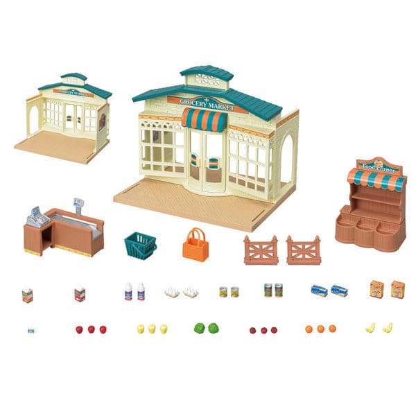 Epoch Everlasting Play-Calico Critters Grocery Market-CC1788-Legacy Toys