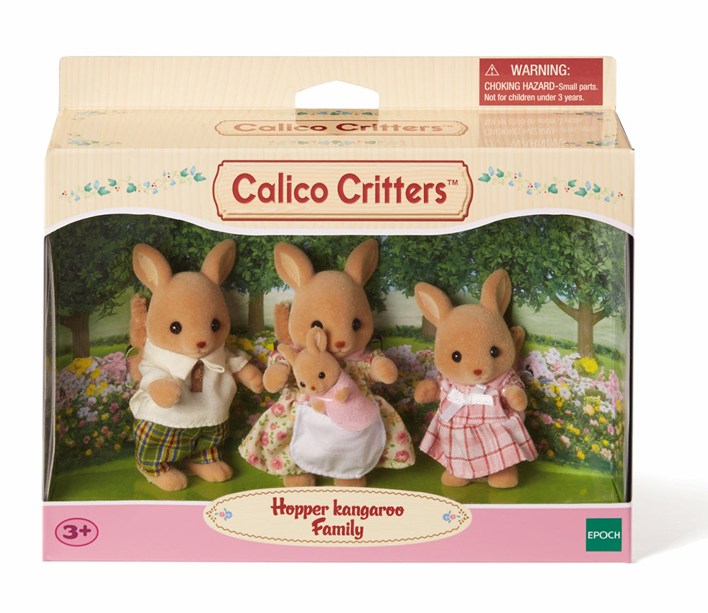 Epoch Everlasting Play-Calico Critters Hopper Kangaroo Family-CC1460-Legacy Toys