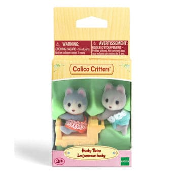Epoch Everlasting Play-Calico Critters Husky Twins-CC1979-Legacy Toys