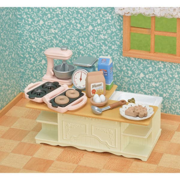 Epoch Everlasting Play-Calico Critters Kitchen Island-CC1834-Legacy Toys