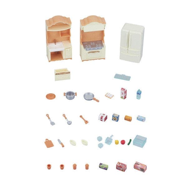 Epoch Everlasting Play-Calico Critters Kitchen Play Set-CC1810-Legacy Toys