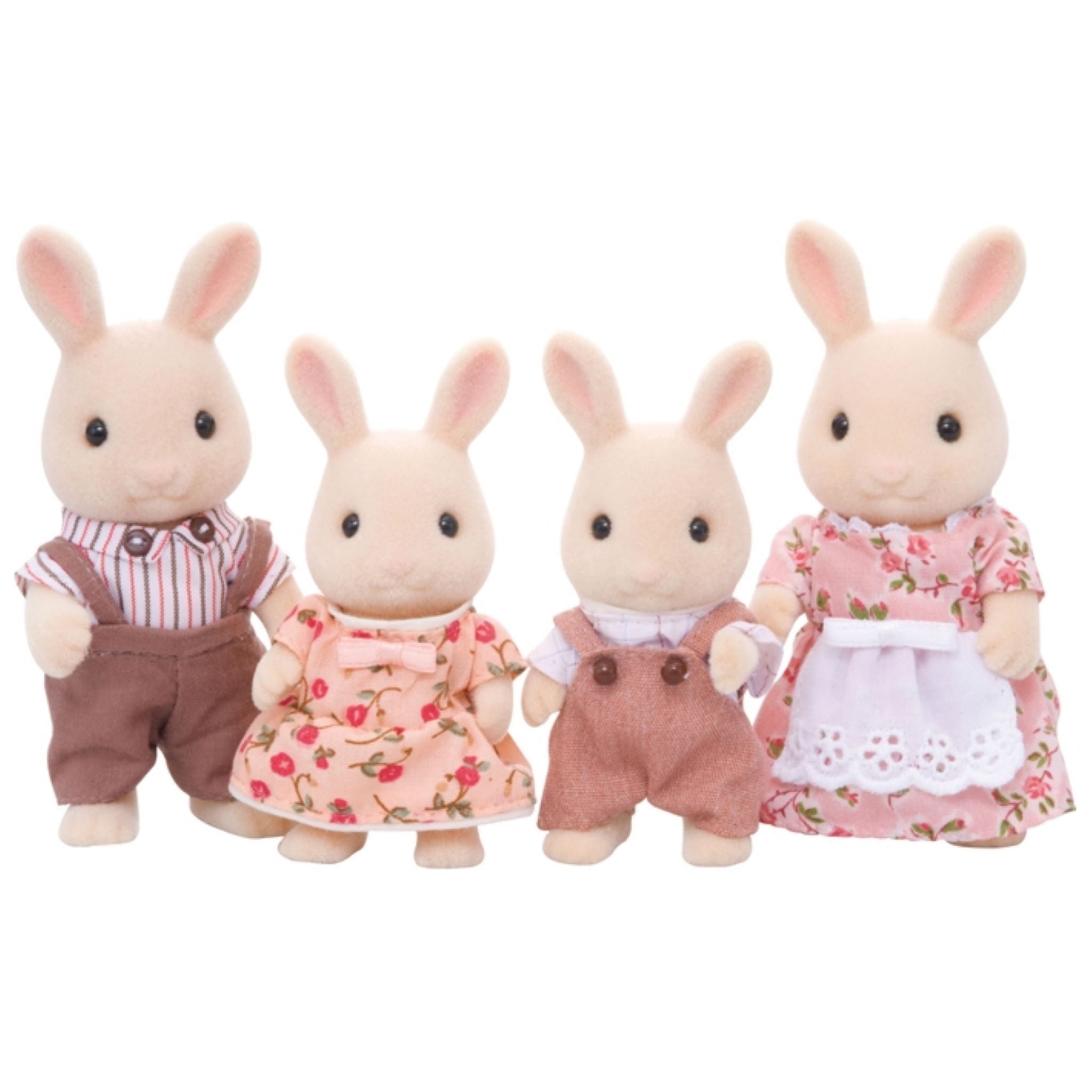 Epoch Everlasting Play-Calico Critters Milk Rabbit Family-CC2075-Legacy Toys