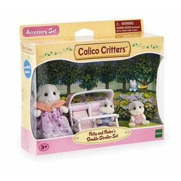 Epoch Everlasting Play-Calico Critters Patty and Paden's Double Stroller Set-CC2625-Legacy Toys