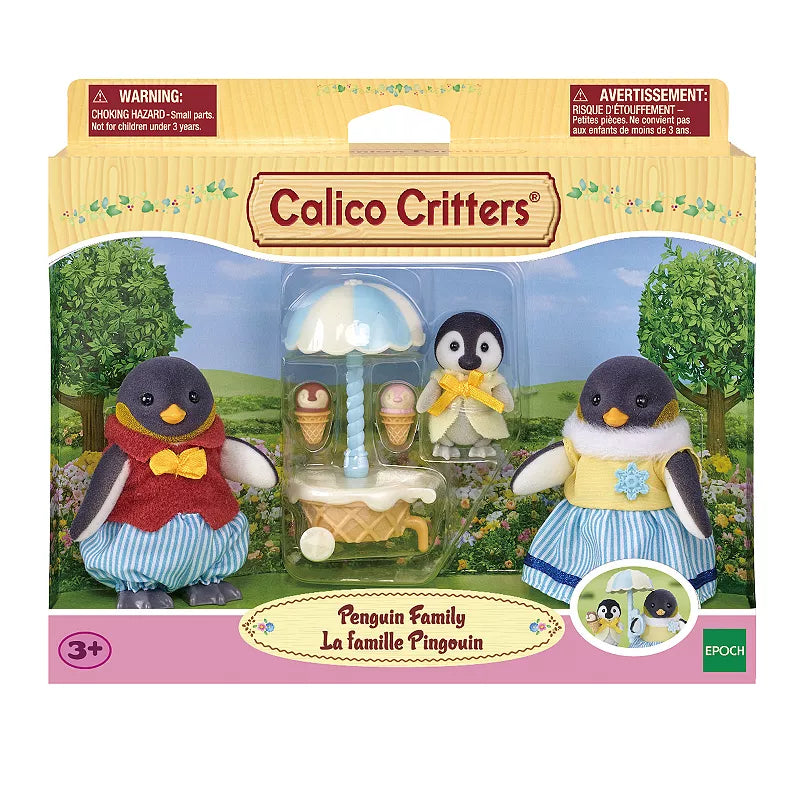 Epoch Everlasting Play-Calico Critters Penguin Family-CC2062-Legacy Toys