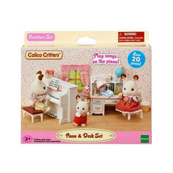 Epoch Everlasting Play-Calico Critters Piano & Desk Set-CC1746-Legacy Toys