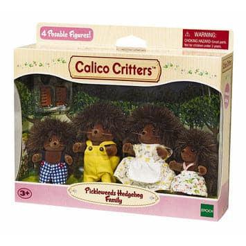 Epoch Everlasting Play-Calico Critters Pickleweeds Hedgehog Family-CC1923-Legacy Toys