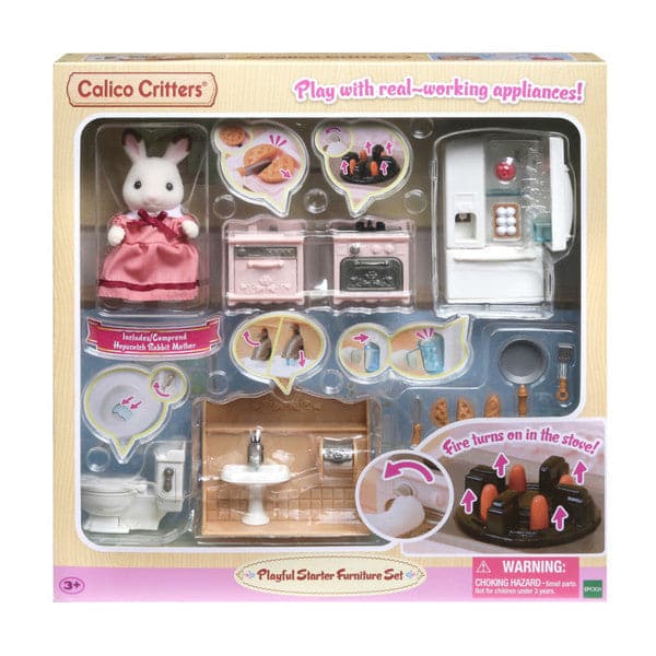 Epoch Everlasting Play-Calico Critters Playful Starter Furniture Set-CC1882-Legacy Toys