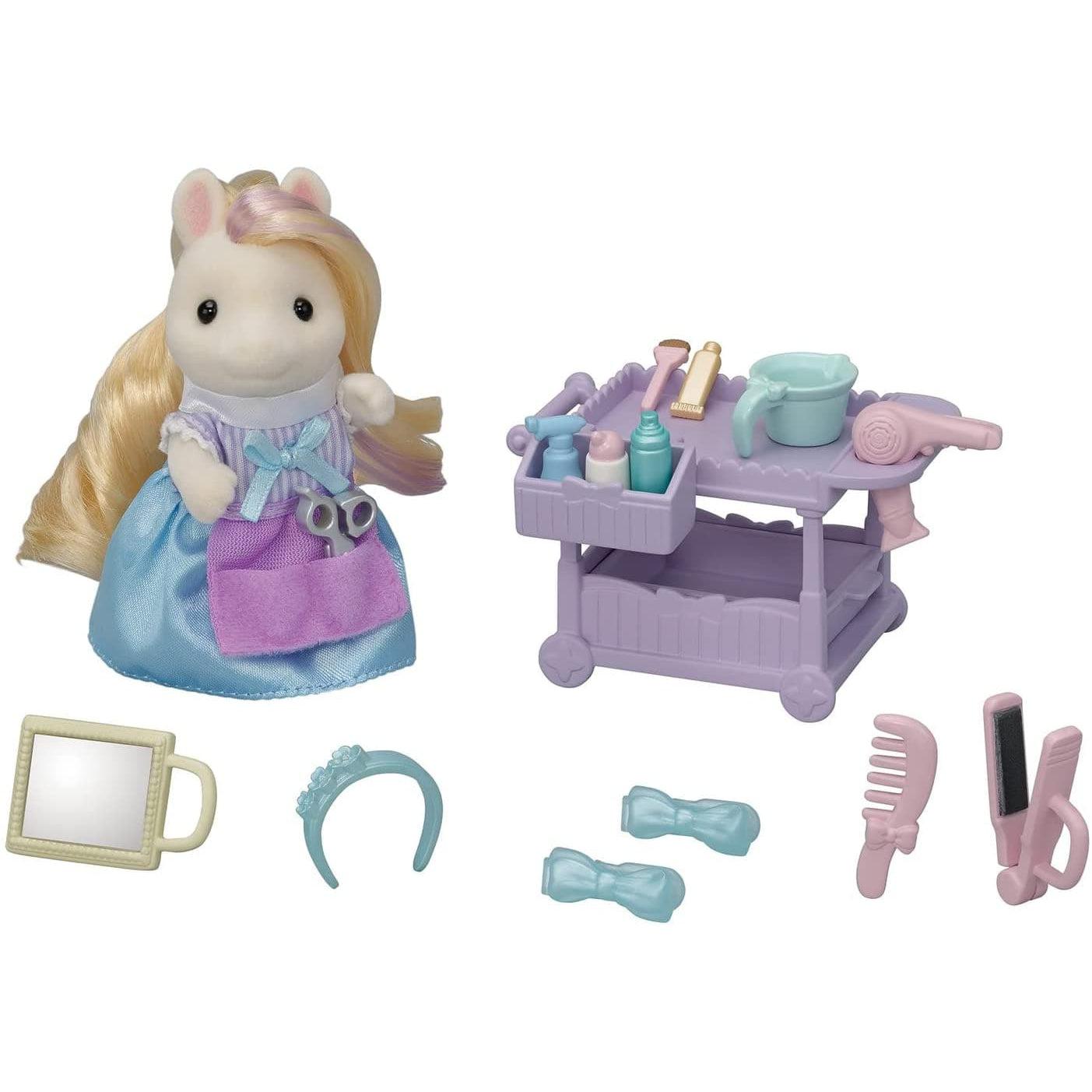 Epoch Everlasting Play-Calico Critters Pony's Hair Stylist Set-CC1972-Legacy Toys