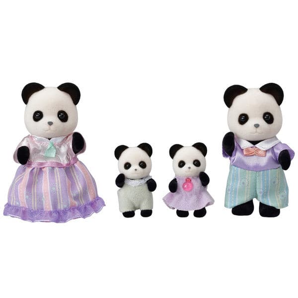 Epoch Everlasting Play-Calico Critters Pookie Panda Family-CC1940-Legacy Toys