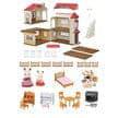 Epoch Everlasting Play-Calico Critters Red Roof Country Home Gift Set-CC1797-Legacy Toys