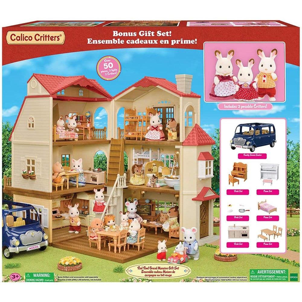 Calico Critters Red Roof Grand Mansion Gift Set - Main Image