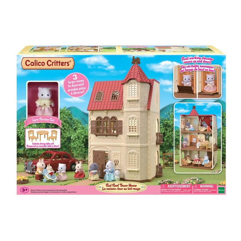Epoch Everlasting Play-Calico Critters Red Roof Tower Home-CF1842-Legacy Toys